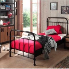 Vipack New York Single Bed with Mattress