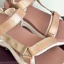 Dunnes Stores Rose Gold Platform Summer Sandals - Size 38 Image 9