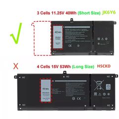 Dell Latitude Battery 3410 3510 Vostro 5300 5401 5501 40Wh