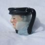 CAPTAIN CUTTLE (Dicken's character) - a vintage miniature character toby jug by Artone Pottery (about 1 3/8" height). PRICE REDUCED Image 4