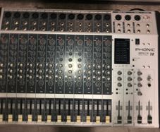 Phonic 12 channel mixer.