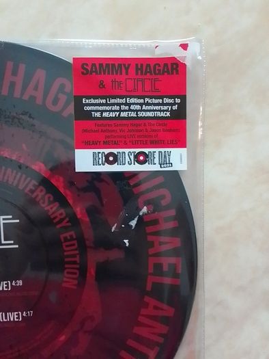 Sammy Hagar & The Circle 12" (NEW) Record Store Day Picture Disc Exclusive
