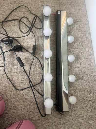 Vanity table wall lights - ikea