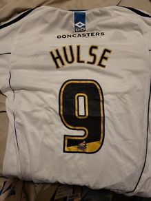 Match Worn Rob Hulse Derby County Shirt