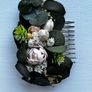 Bridesmaid Floral Hair Slides x 2 Image 3
