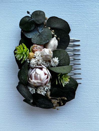 Bridesmaid Floral Hair Slides x 2