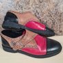 womens ARMANI JEANS leather shoes BROGUES slip on multicoloured Size UK 3 EU 36 boys girls Image 2
