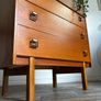 Vintage Retro Mid Century Teak Tallboy/Chest of Drawers by Symbol Image 3