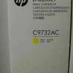 HP C9732AC Yellow Ink Toner
