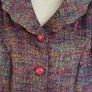 Castle of Ireland Purple Wool/Mix Jacket Size 16 Image 2
