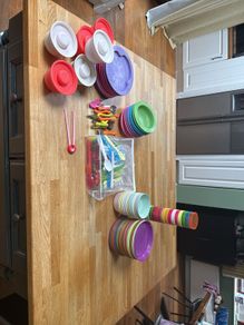 Silicone OOGAA and IKEA plates, cups and cutlery for kids and babies