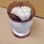 Vintage ( Goodbye Cruel World ) Ceramic Toilet with Wooden Lid Image 7