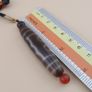 Vintage 5 Eyes Himalayan Tibetan Agate Dzi Bead Amulet Image 8