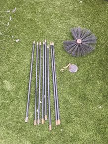 Chimney cleaning set