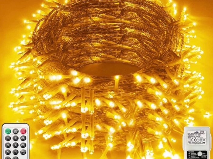 Christmas Lights Outdoor Decorations, Extra Long 120m 1000LED Mains Powered Fairy Lights, Outside Waterproof Plug in String Lights for Xmas Festival Party Holiday Wedding Decor (MULTIPLE COLOURS)