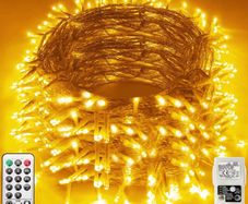 Christmas Lights Outdoor Decorations, Extra Long 120m 1000LED Mains Powered Fairy Lights, Outside Waterproof Plug in String Lights for Xmas Festival Party Holiday Wedding Decor (MULTIPLE COLOURS)
