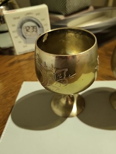 Pair of epns goblets