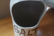 Lovely Vintage Unused Stoneware Salt Pig