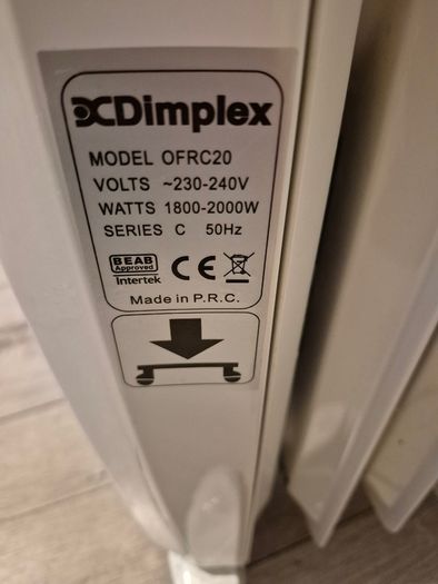 Dimplex heater