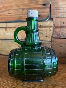 Vintage Belgian barrel decanter