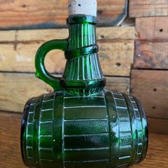 Vintage Belgian barrel decanter