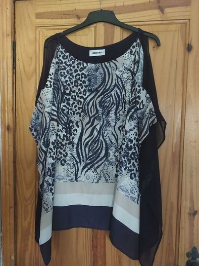 Gerard handkerchief navy top (free post)