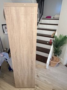 Oak-Effect Shelving Unit