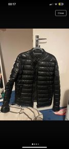 mens leather jacket river island