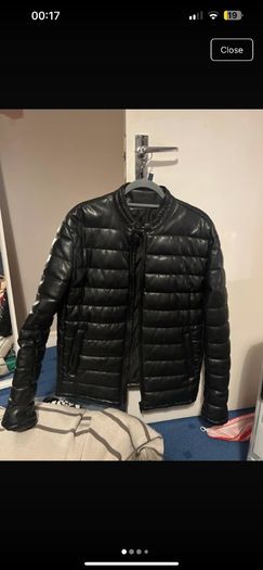 mens leather jacket river island