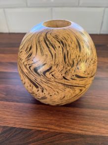Handturned Wooden Candle Holder