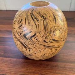 Handturned Wooden Candle Holder