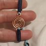 Handmade Copper Spiral Bracelet Image 3