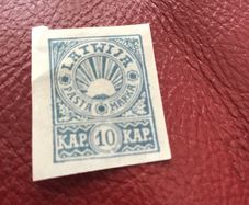 Old Latvia stamp
