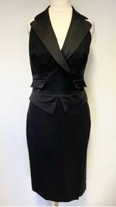 Karen Millen Black Dress Size 8