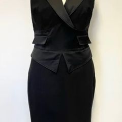 Karen Millen Black Dress Size 8