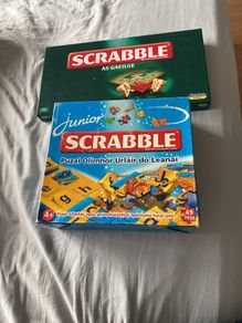 Irish language board games,Scrabble as gaeilge and Junior scrabble floor puzzle