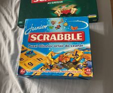 Irish language board games,Scrabble as gaeilge and Junior scrabble floor puzzle