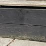 3 x 8ft sleepers painted black and some off cuts 2ft and  3ft Image 2