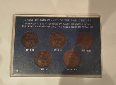 1912 - 1919 GB Pennies