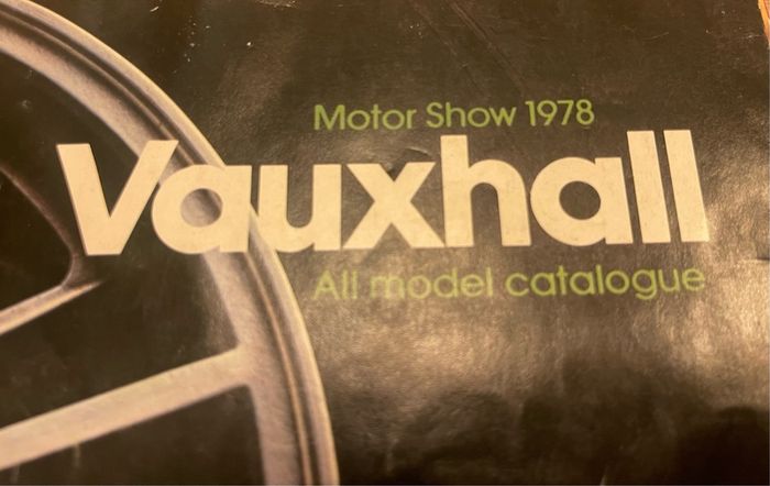 Vauxhall 1978 Motor Show Sales Brochure