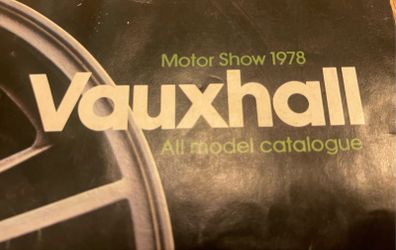 Vauxhall 1978 Motor Show Sales Brochure