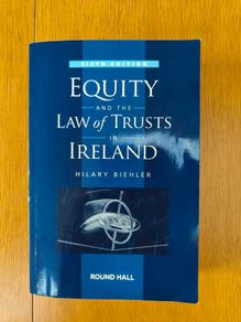 Equity and the Law of Trusts in Ireland, Biehler