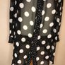 Yours black/white chiffon blouse (size 26-28) Image 4