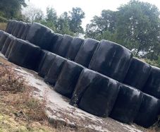 Baled silage