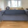 2 grey Ikea Klippan 2 seater sofas for sale Image 2