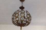 Chandelier brass and russian crystal
