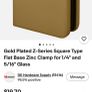 Shower enclosure Brushed Gold - 90x90 - Excellent condition - As New Image 7