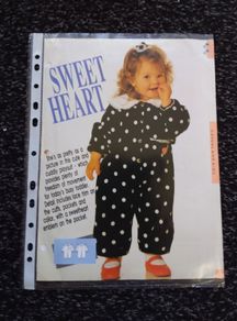 Vintage Clothes Patterns : " Sweet Heart "  and  " Short and Sassy " 1980s