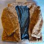 Pull and Bear Faux Fur Coat Image 3