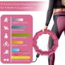 Hula Hoops for Adults Weight Loss, Weighted Hula Hoop for Exercise and Fitness, 24 Detachable Knots Adjustable Weight,2 in 1 Abdomen Fitness.Home Workout,Weight Loss (FREE POSTAGE) Image 3